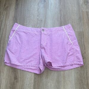 Columbia Women’s Pink Bermuda Shorts with White Trim
